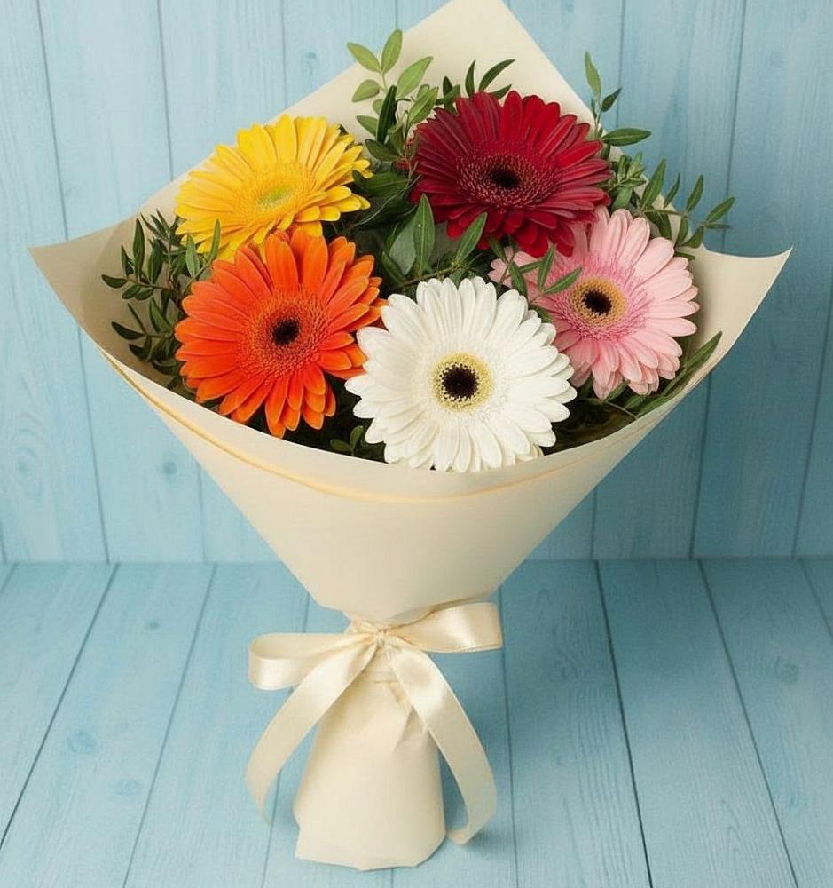 Букет цветов из: Герберы в Кильмези