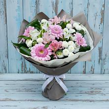 Букет цветов из:  Герберы, Альстромерии и Хризантемы в Кильмези