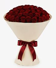 Букет 101 Бордовая роза Блэк Бакарра в Кильмези