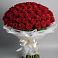 Букет 101 Красная роза Блэк Мэджик в Кильмези
