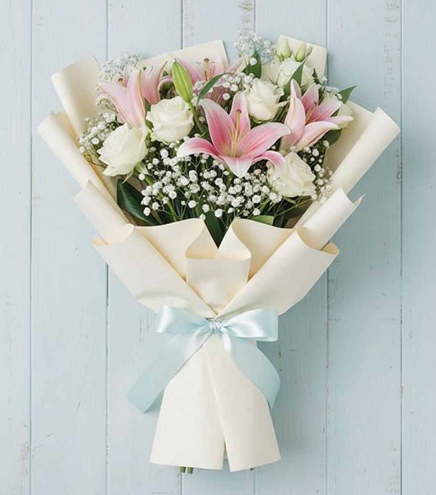 Букет цветов из: Лилии в Кильмези