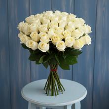 Букет 51 Белая роза Эдлесс Лав в Кильмези