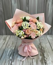 Букет цветов из:  Гвоздики, Розы и Хризантемы в Кильмези