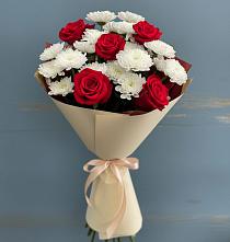 Букет цветов из:  Розы и Хризантемы в Кильмези
