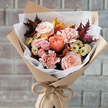 Букет цветов из:  Гвоздики, Хризантемы и Розы в Кильмези
