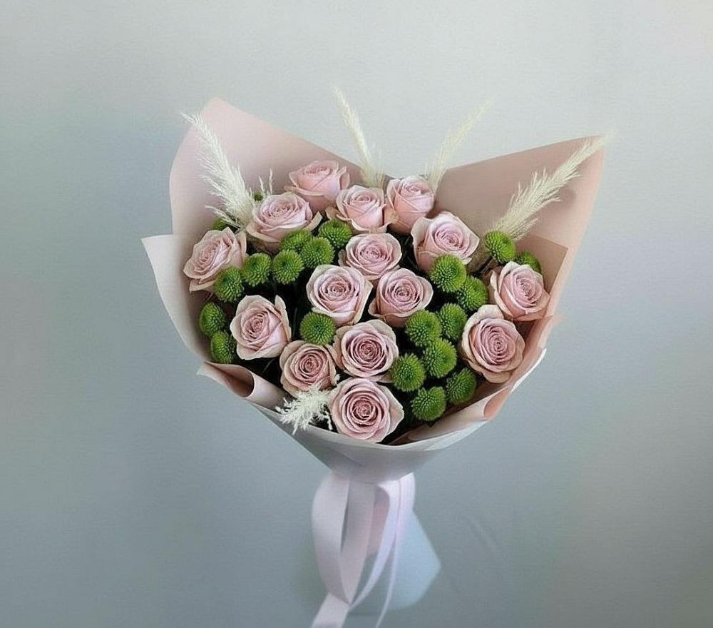 Букет цветов из: Розы и Хризантемы в Кильмези