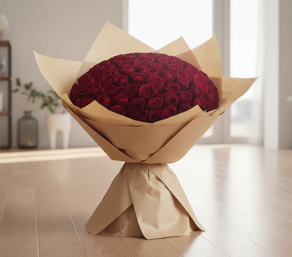 Букет 101 Красная роза в Кильмези