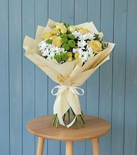 Букет цветов из:  Хризантемы и Розы #REPLACE_PRED# Кильмези