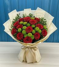 Букет цветов из:  Розы и Хризантемы в Кильмези