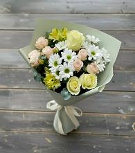 Букет цветов из:  Альстромерии, Розы и Хризантемы в Кильмези