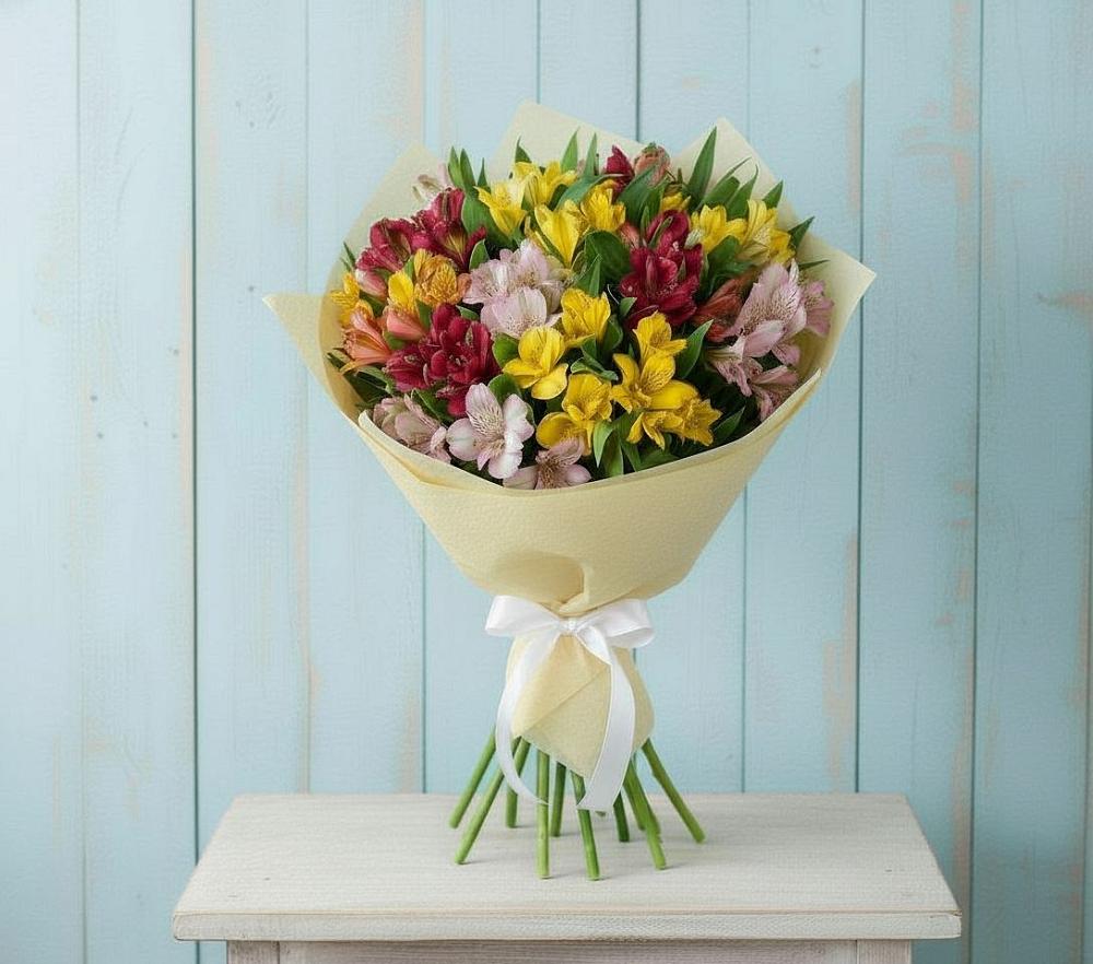Букет цветов из: Альстромерии в Кильмези