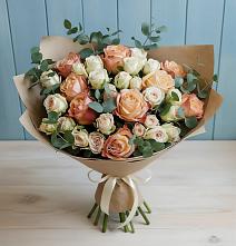 Букет цветов из:  Альстромерии и Розы #REPLACE_PRED# Кильмези